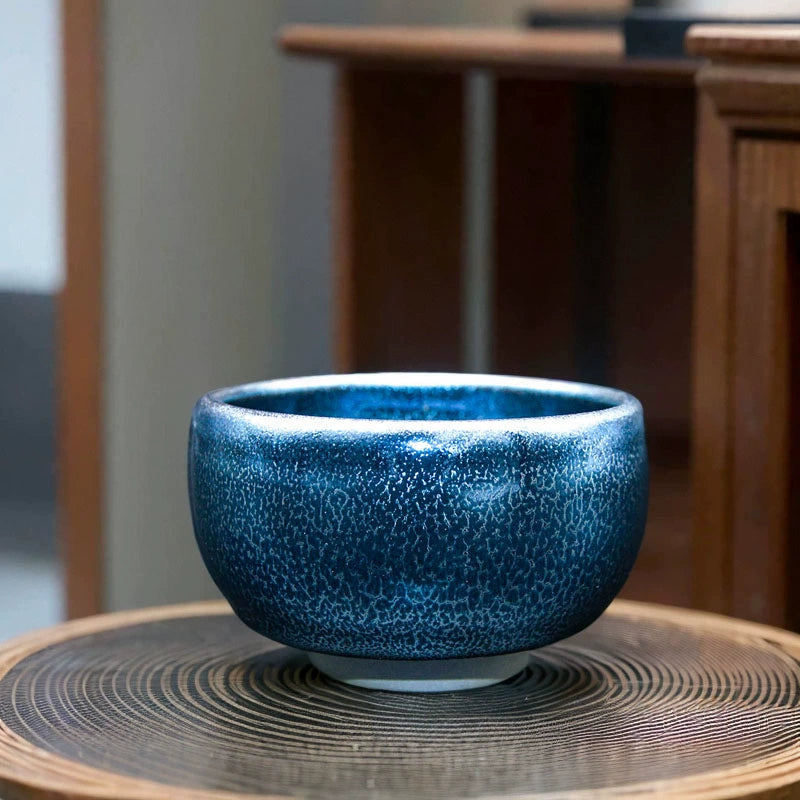 Kilnth Blue Peony Teacup