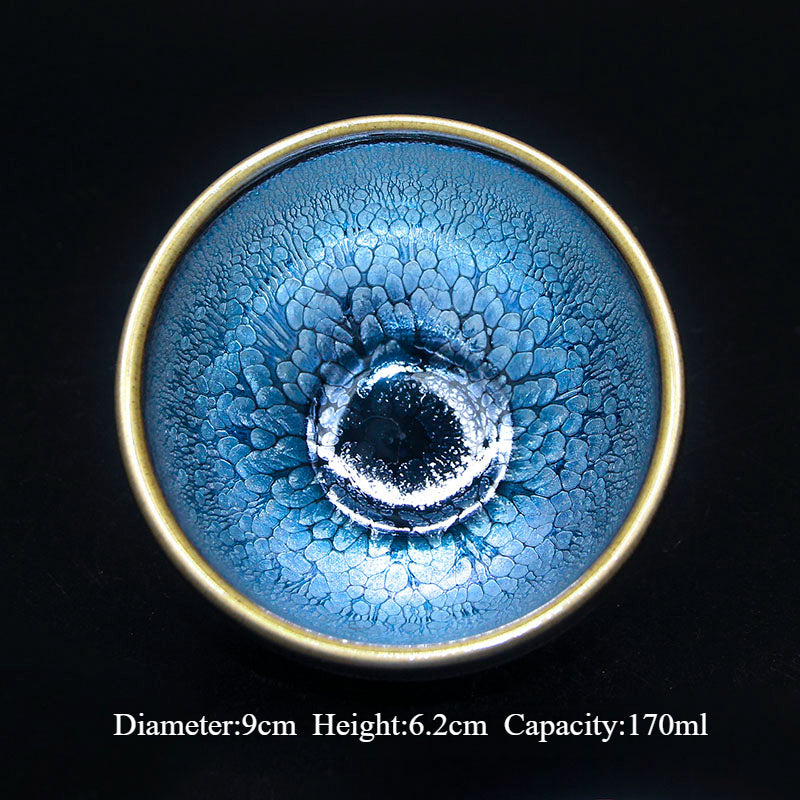 Kilnth Blue Peony Teacup